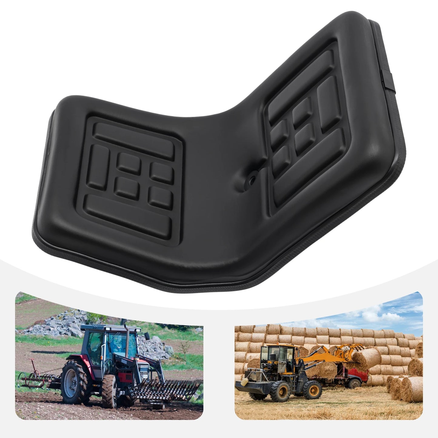 Universal Tractor Seat Forklift Truck Seat Excavator Seat Digger Seat Lawn Mower Seat Replacement Adjustable