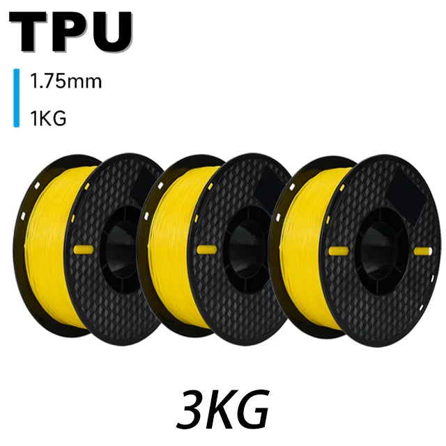 6.6LBS PLA PETG TPU 3D Printer Filament 1.75mm Dimensional Accuracy+/-0.03mm 3D Printer Materials Fit Most FDM 3D Printers