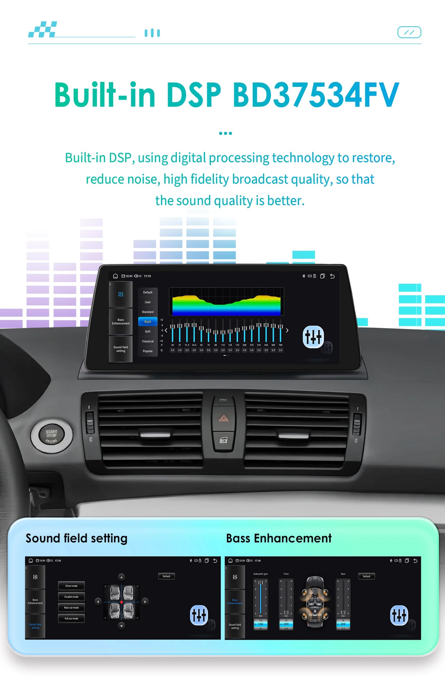 10.25"Android 12 For BMW 1 Series E81 E82 E87 E88 CCC CIC Autoradio multimedia player 2din DSP Carplay 7862 Head Unit 4G Screen