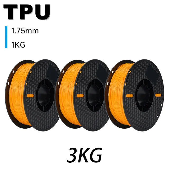 6.6LBS PLA PETG TPU 3D Printer Filament 1.75mm Dimensional Accuracy+/-0.03mm 3D Printer Materials Fit Most FDM 3D Printers
