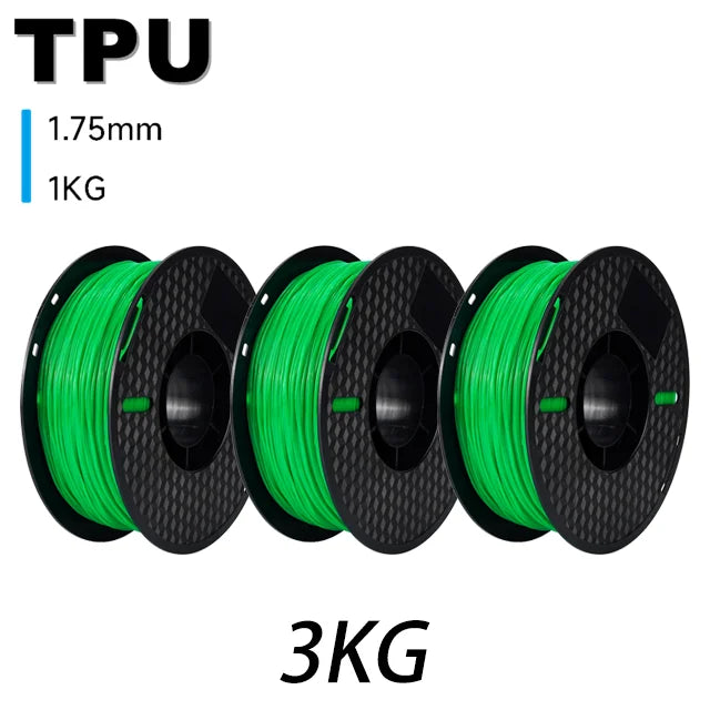 6.6LBS PLA PETG TPU 3D Printer Filament 1.75mm Dimensional Accuracy+/-0.03mm 3D Printer Materials Fit Most FDM 3D Printers