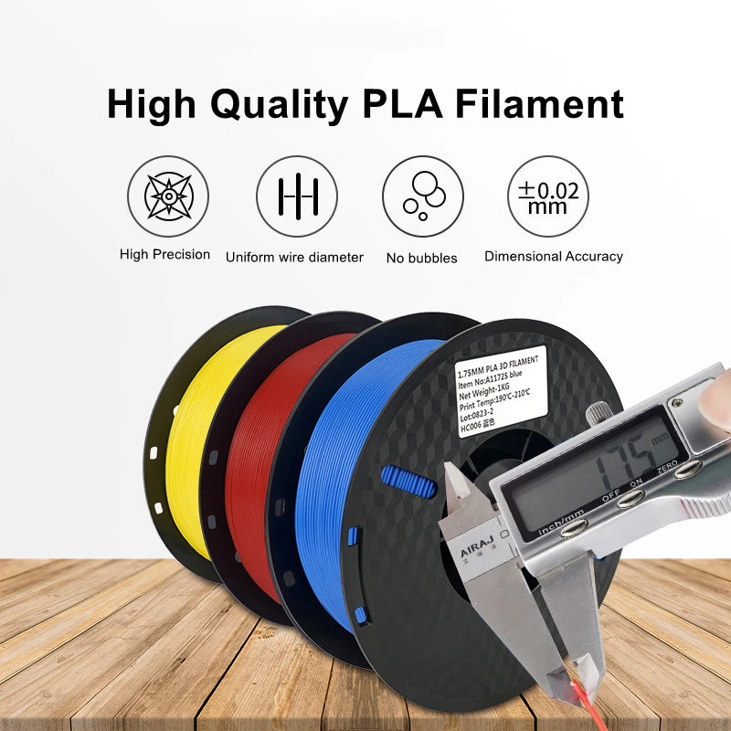 6.6LBS PLA PETG TPU 3D Printer Filament 1.75mm Dimensional Accuracy+/-0.03mm 3D Printer Materials Fit Most FDM 3D Printers
