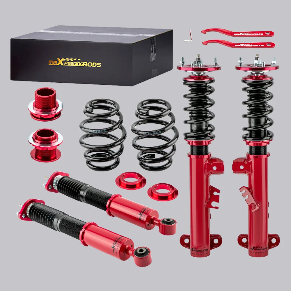 24 Levels Adjustable Damper Coilover For BMW E36 318i 320i 323i 325i 328i 93-99 Coilover Lowering Suspension Struts Kit