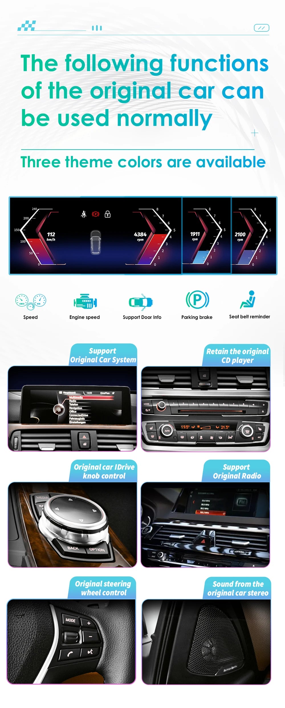 10.25"Android 12 For BMW 1 Series E81 E82 E87 E88 CCC CIC Autoradio multimedia player 2din DSP Carplay 7862 Head Unit 4G Screen
