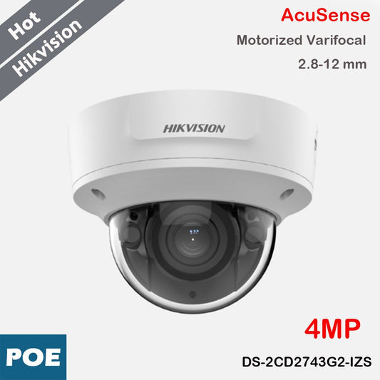 Hikvision AcuSense 4MP Security Protection Camera Lens 2.8mm-12mm Motorized-0