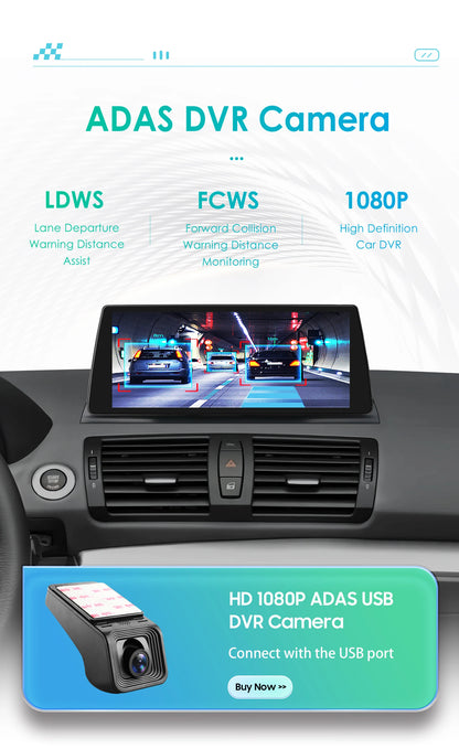 10.25"Android 12 For BMW 1 Series E81 E82 E87 E88 CCC CIC Autoradio multimedia player 2din DSP Carplay 7862 Head Unit 4G Screen