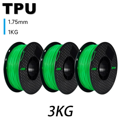 6.6LBS PLA PETG TPU 3D Printer Filament 1.75mm Dimensional Accuracy+/-0.03mm 3D Printer Materials Fit Most FDM 3D Printers