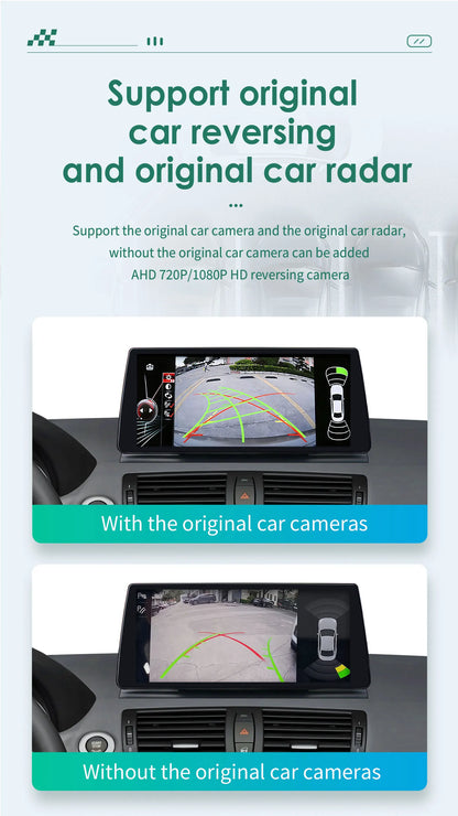 10.25"Android 12 For BMW 1 Series E81 E82 E87 E88 CCC CIC Autoradio multimedia player 2din DSP Carplay 7862 Head Unit 4G Screen