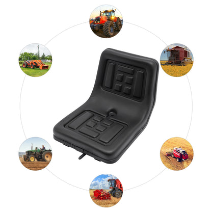 Universal Tractor Seat Forklift Truck Seat Excavator Seat Digger Seat Lawn Mower Seat Replacement Adjustable