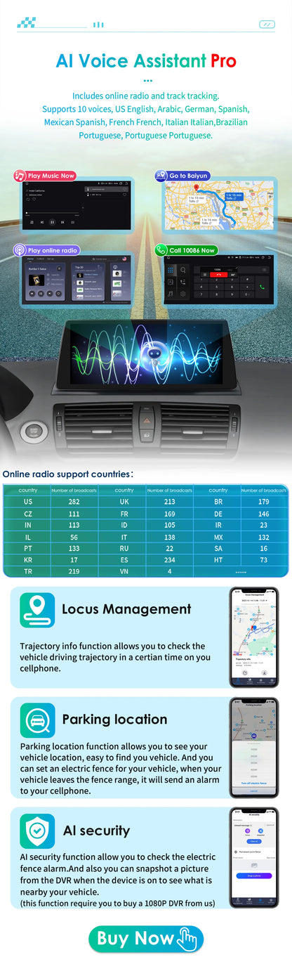 10.25"Android 12 For BMW 1 Series E81 E82 E87 E88 CCC CIC Autoradio multimedia player 2din DSP Carplay 7862 Head Unit 4G Screen
